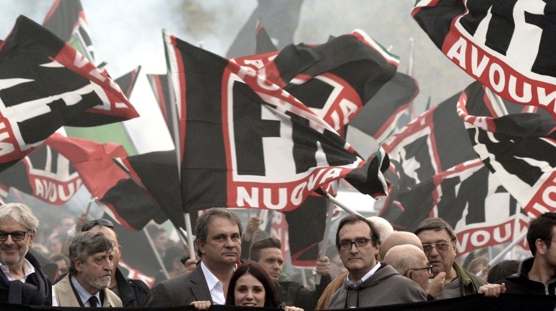 Neofasciștii au ieșit în stradă la Roma pentru a cere expulzarea migranților