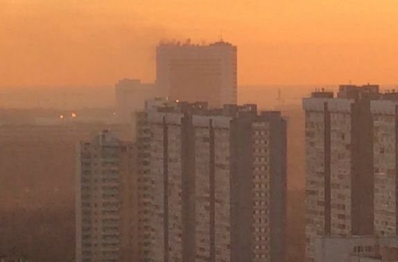 INCENDIU VIOLENT la sediul Serviciului rus de informaţii externe, din Moscova