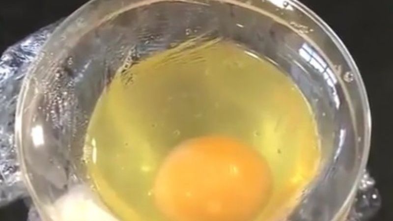 A spart două ouă într-o ceaşcă de cafea şi le-a băgat la cuptorul cu microunde. A rămas uimit