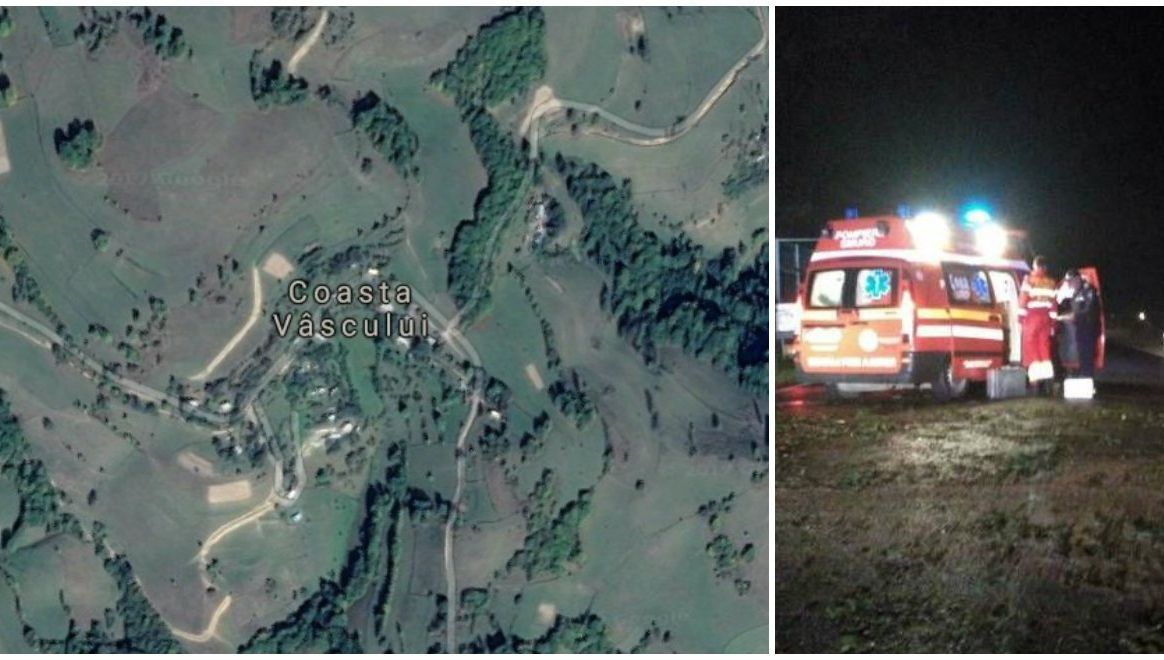 Accident ȘOCANT în Alba: Un mort și doi răniți, după ce o mașină s-a răsturnat într-o râpă