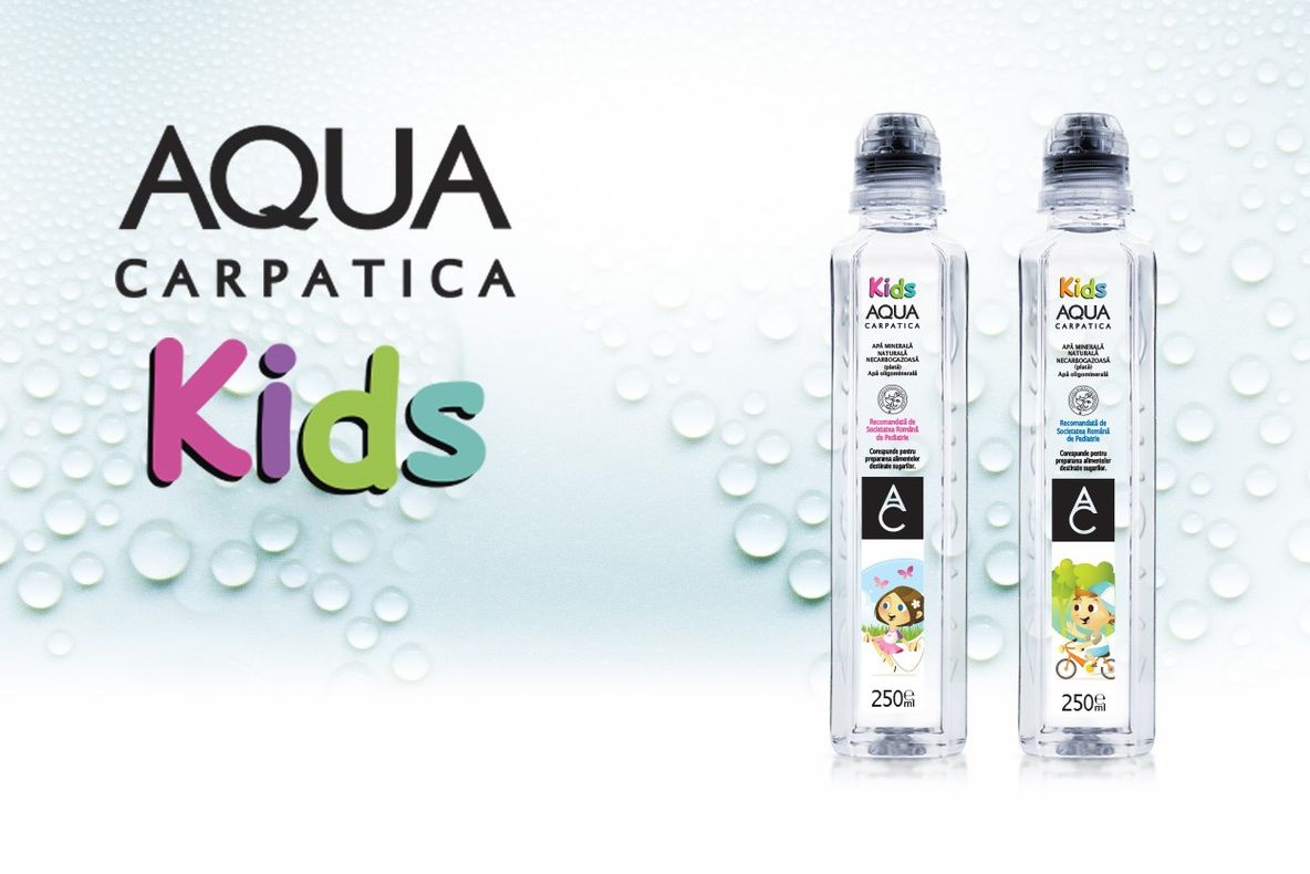 AQUA Carpatica lansează sticla de apă minerală pentru copii (P)