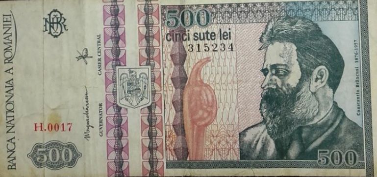 Mai ai pe acasă bancnote de 500 de lei cu Brâncuşi? Cât valorează acum
