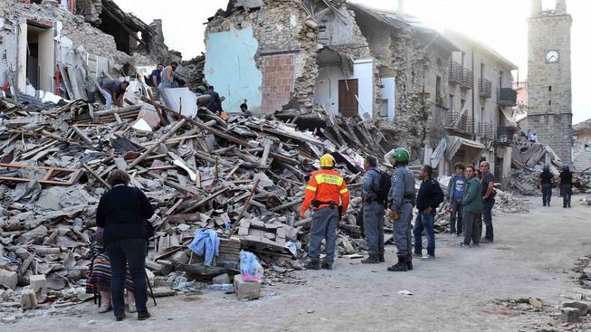 Coşmarul din Italia continuă. CUTREMUR de 4,2 grade în Amatrice