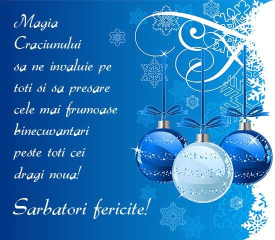 Mesaje şi felicitări de Crăciun 2017. Cele mai noi şi drăguţe urări pentru sărbătorile de iarnă