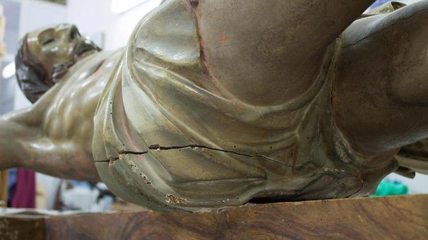 Descoperire uriașă într-o statuie a lui Iisus 