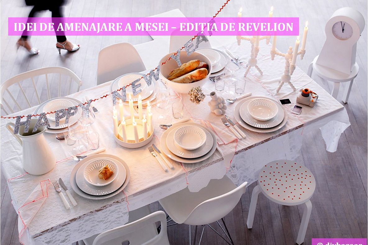 Revelion 2018. Cum aranjezi masa festivă pentru noaptea dintre ani