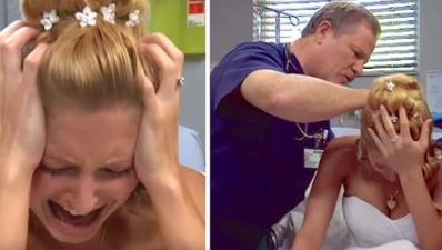 În ziua nunţii, mireasa a început să urle! Un doctor s-a uitat la ceafa ei... ŞOC! A fost prea mult!