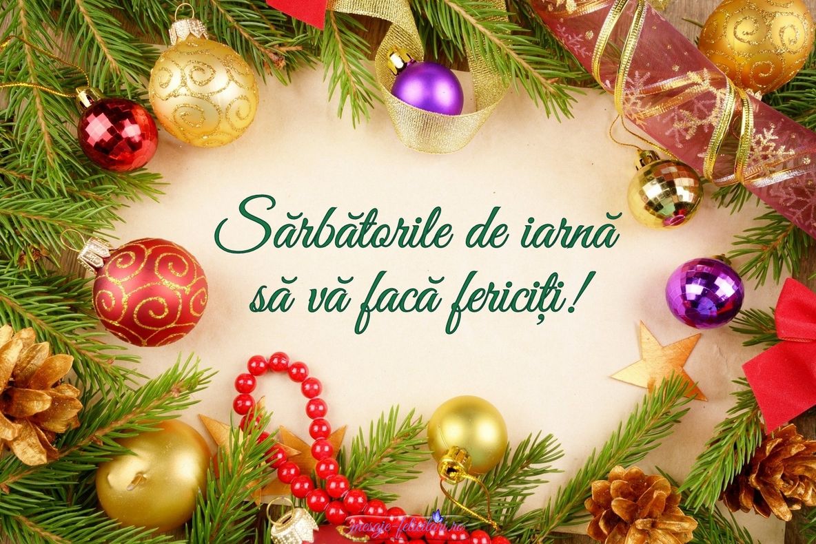 « Sărbătorile de iarnă » Cele mai frumoase mesaje şi felicitări pentru sezonul sărbătorilor de iarnă