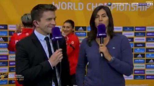 Show total cu fetele noastre, după victoria cu Spania de la CM. Ce nu trebuia să se vadă la TV