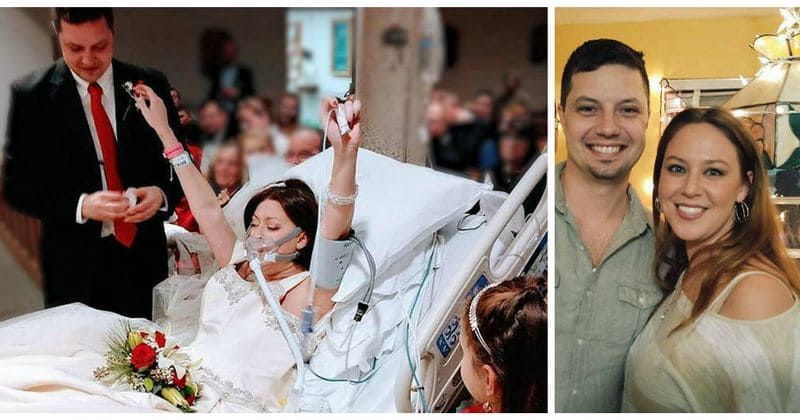 S-a căsătorit în rochia de mireasă, pe patul de spital. A murit câteva ore mai târziu