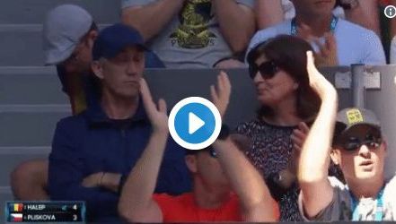 Reacția fabuloasă a lui Darren Cahill în momentul culminant al meciului Halep-Pliskova