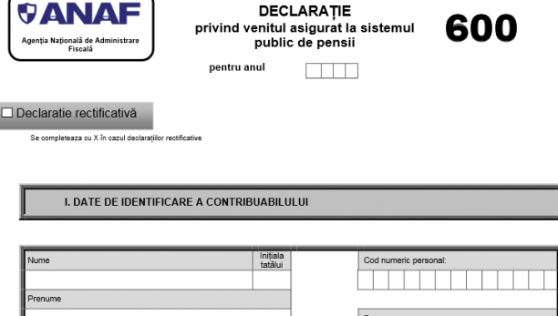 Depunerea Declarației 600. Cine trebuie să depună formularul la ANAF + exemple de calcule 