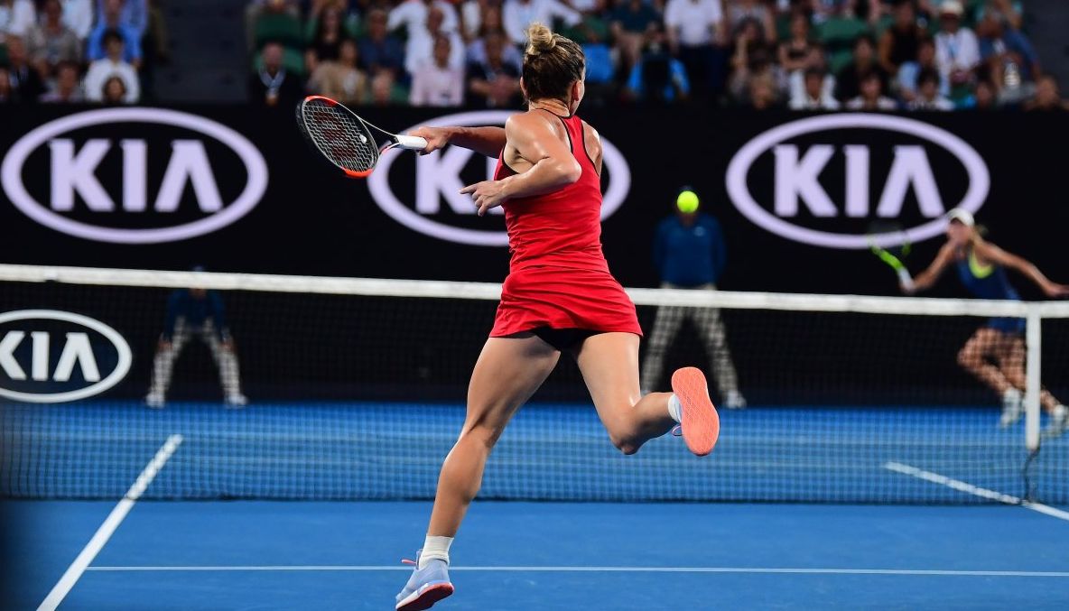 Reacţia Simonei Halep după ce a pierdut finala Australian Open. VIDEO