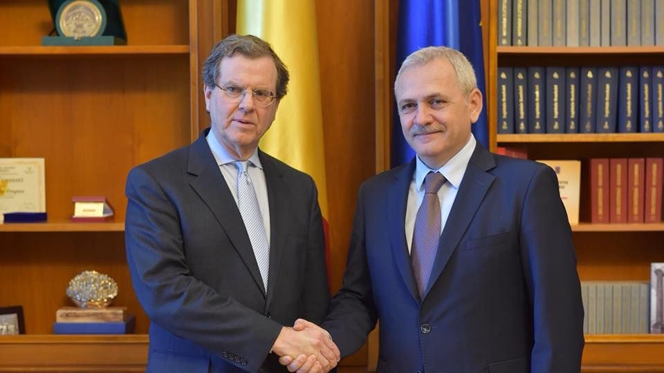 Liviu Dragnea s-a văzut cu președintele American Jewish Committee: "A fost o întâlnire bună"