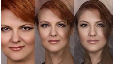 Lia Olguţa Vasilescu se reinventează: Vezi cu cine seamănă! (GALERIE FOTO)