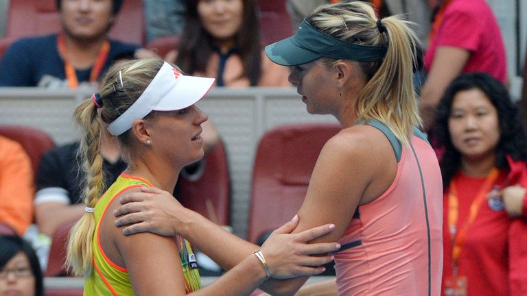 Maria Şarapova, învinsă fără drept de apel de Angelique Kerber