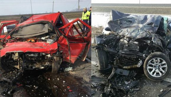 Tragedie pe DN 7: fiul unui polițist și alți doi oameni și-au pierdut viața, în urma unui accident