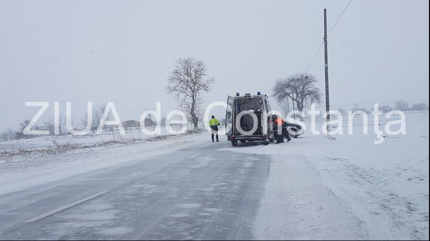 Accident rutier pe DN 3: o persoană a fost rănită