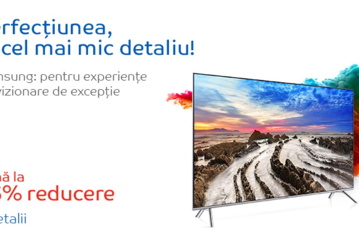 eMAG - Televizoare Samsung cu 45% mai ieftine! Nu s-a mai vazut asa ceva pana acum