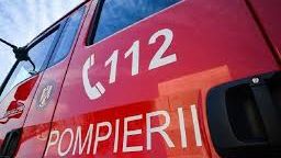 Container încărcat cu săpun lichid, căzut din mers pe autostrada A3