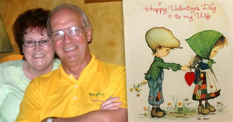 Sfântul Valentin. Cum arată felicitarea pe care un bărbat i-o trimite soţiei sale de peste 39 de ani