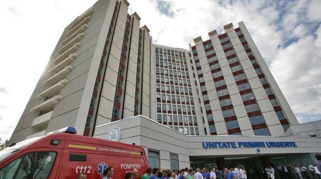 Incendiu, luni seara, la Spitalul Universitar din Capitală