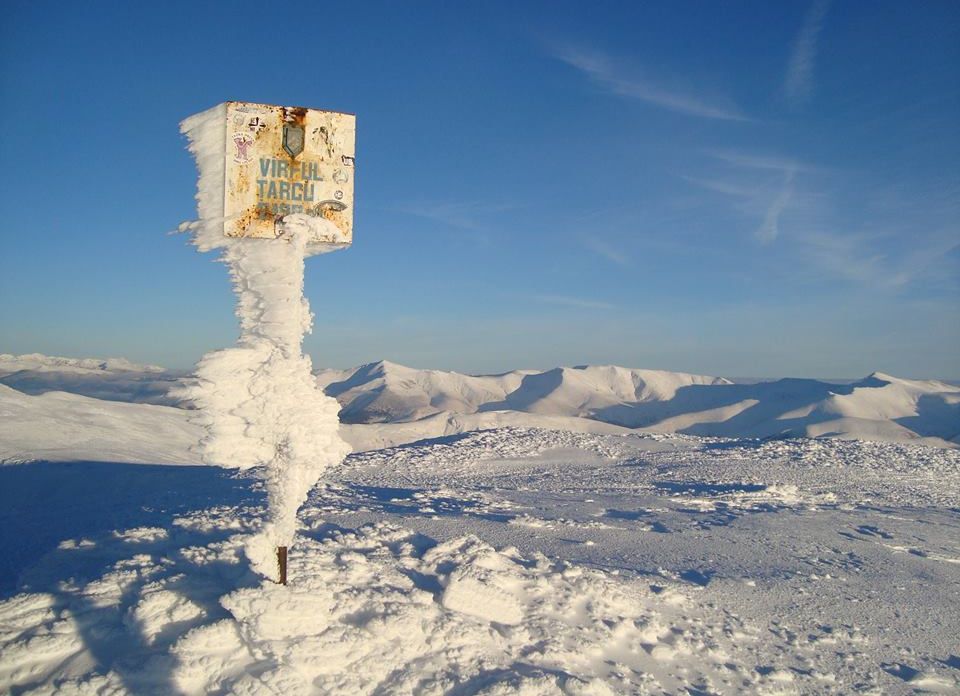 Ger siberian în munţii Banatului. Temperatura resimţită, minus 41 grade Celsius! 
