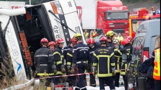 Accident grav la ieşirea din Braşov spre Sighişoara. Coliziune între un TIR şi un camion 