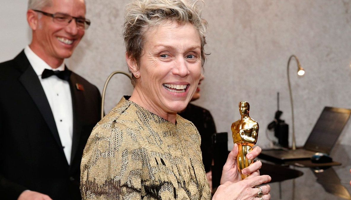 Oscarul primit de Frances McDormand a fost furat imediat după gală