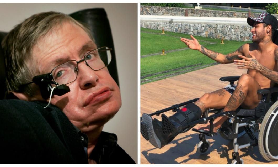 Neymar s-a făcut de râs! A vrut să-i aducă un omagiu lui Stephen Hawking, dar a dat-o în bară