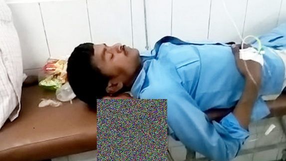 Inuman! Un bărbat, victima unui accident înfiorător, obligat să-şi foloseasă piciorul tăiat ca PERNĂ