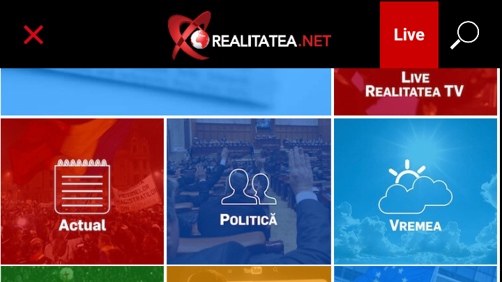 Realitatea.net a lansat noua variantă de mobil. Ai cele mai noi ştiri în timp REAL!
