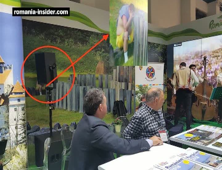 Gafă colosală la Târgul de turism de la Berlin. Român cu burta goală, pe poster la standul României