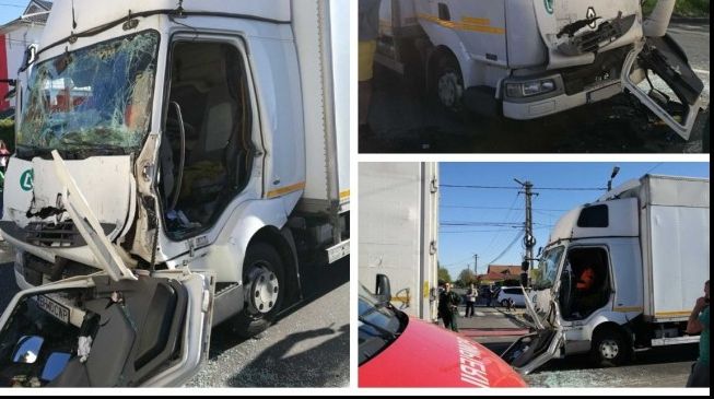 Accident pe centură: o victimă a rămas captivă între fiarele mașinii