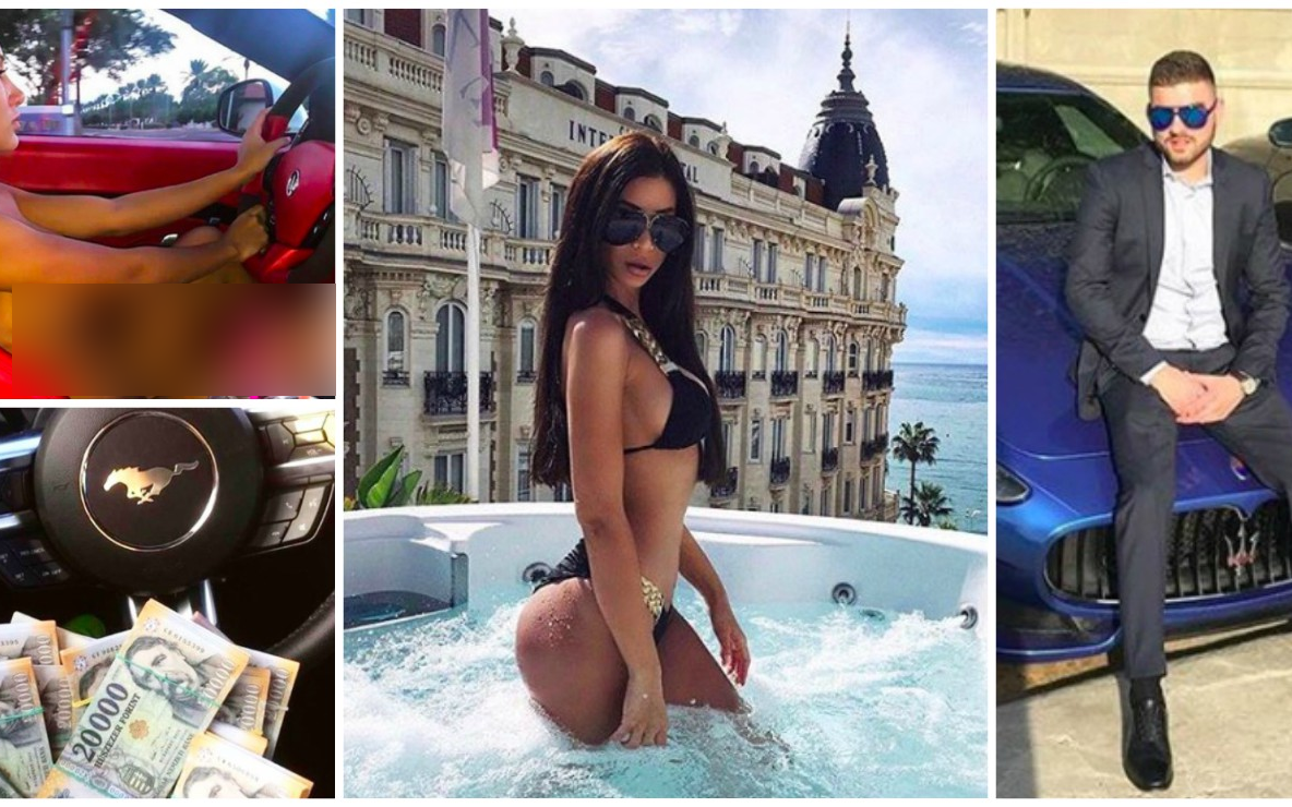 Puştii de bani gata din Budapesta. Fetele conduc goale bolizii şi se pozează pe aripile avioanelor