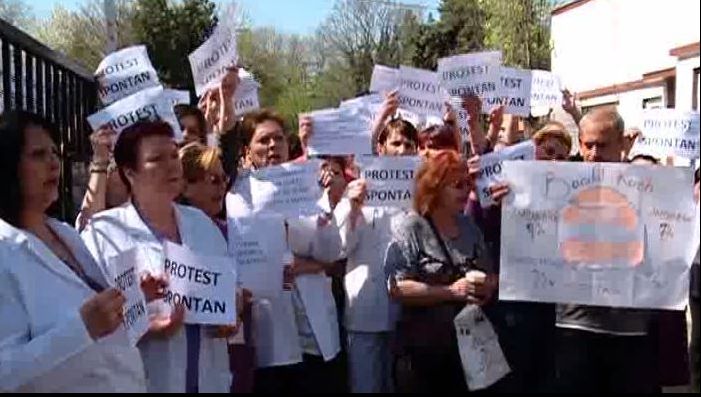 O nouă zi de proteste în Sănătate