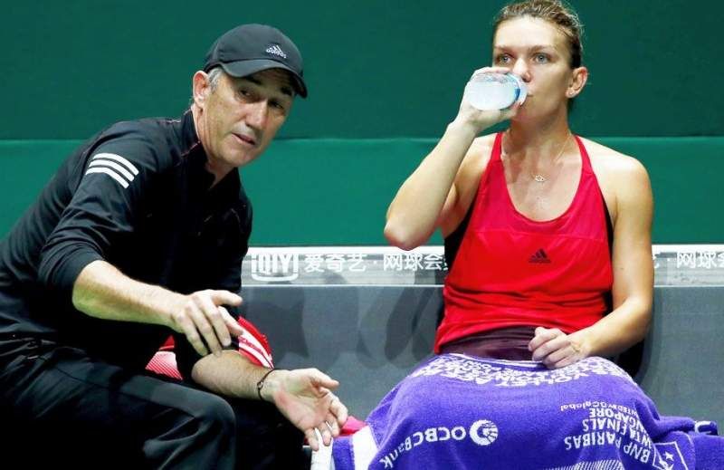 Simona Halep. Antrenorul româncei, Darren Cahill, poza cu care a surprins. Halep a râs în hohote