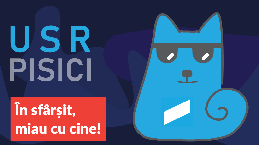 S-a lansat platforma USR Pisici. Slogan: "În sfârşit, miau cu cine!" "Toarcem până la capăt!"