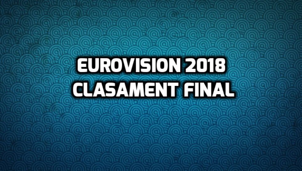 Eurovision 2018 - clasament final. Top 13 cele mai bune și 13 cele mai slabe țări din finală