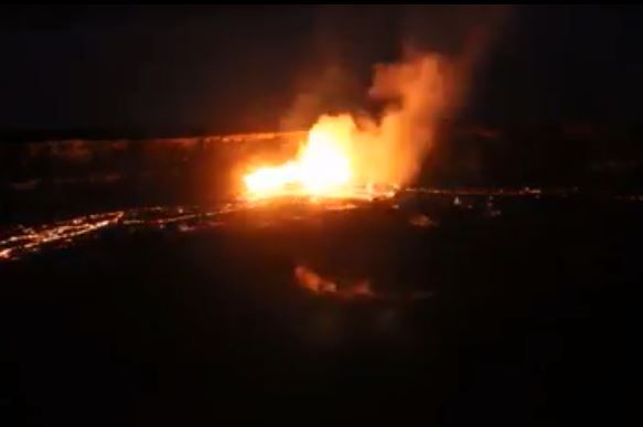 Fenomen spectaculos. Ce a apărut lângă vulcanul care a erupt în Hawaii
