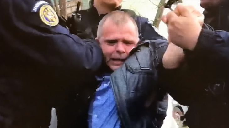 Mălin Bot, reținut de jandarmi: "Am fost bruscat, am fost lovit"