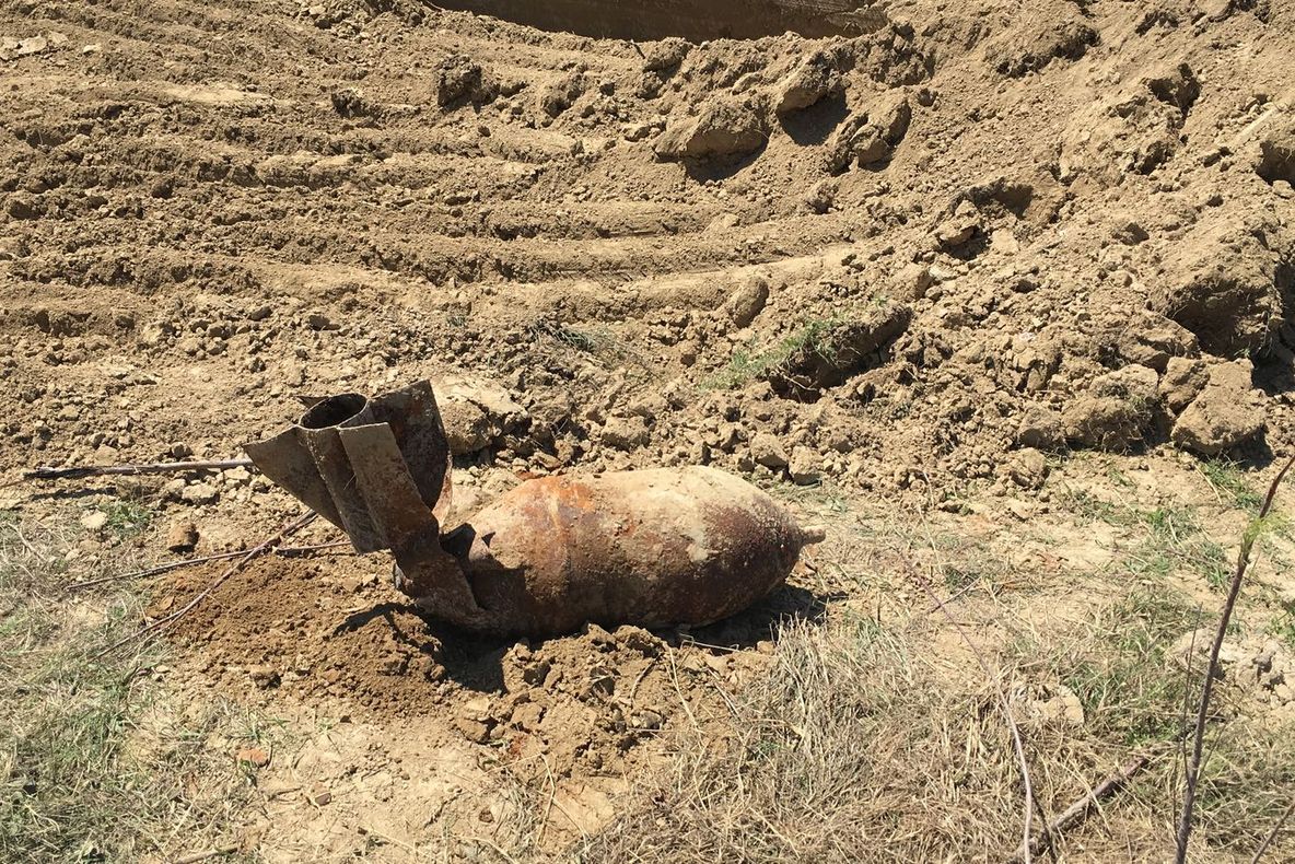 Intervenţie la Tulcea. Bombă de 250 de kilograme. Muniţia va fi distrusă