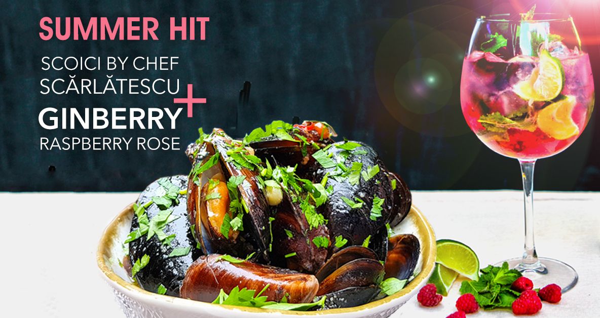 Scoici by Chef Scărlătescu şi cele mai cool cocktail-uri cu gin! (P)
