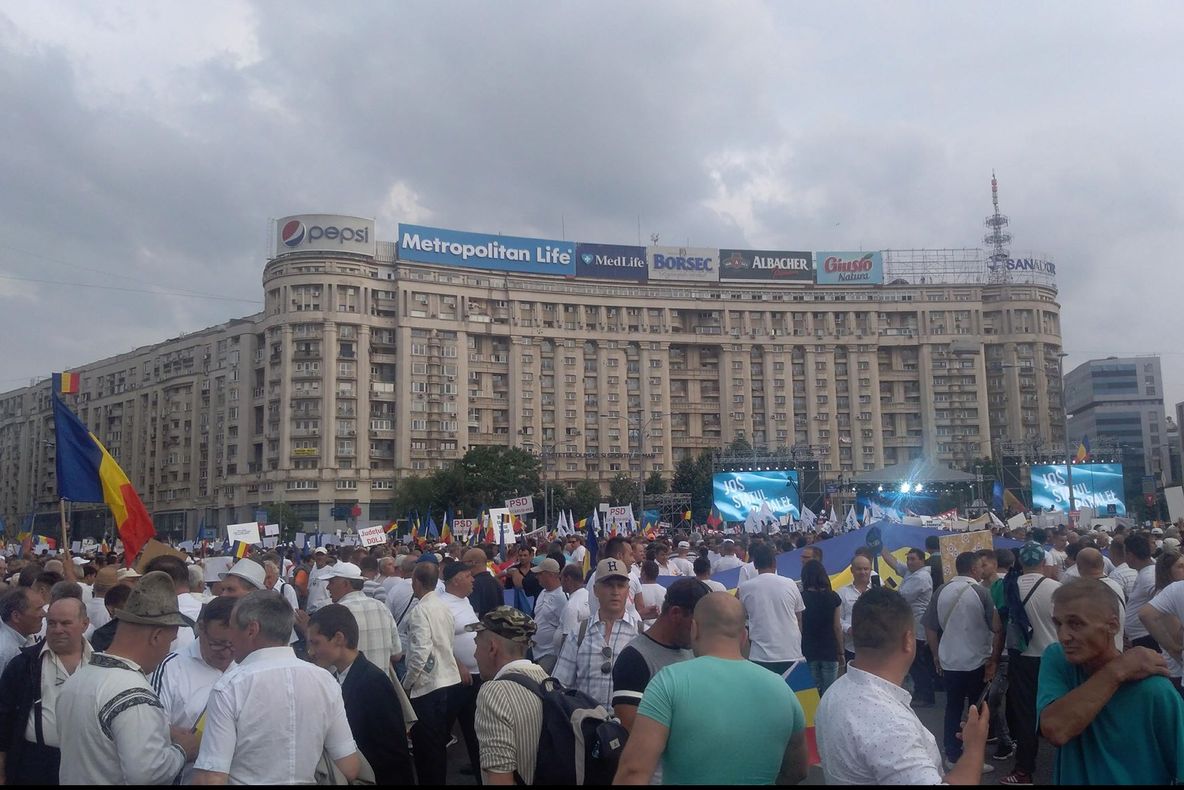 Ce nu s-a văzut la mitingul PSD. VIDEO