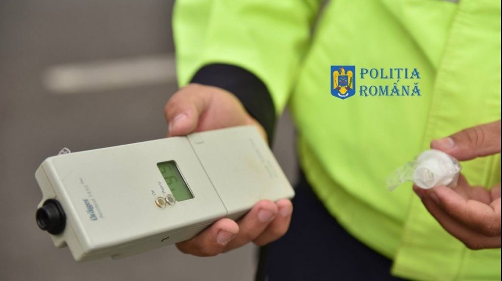 Un camionagiu problemă. A fost depistat cu alcoolemie de 3,81 la mie. Poliția l-a oprit pentru că mergea în zig-zag pe șosea