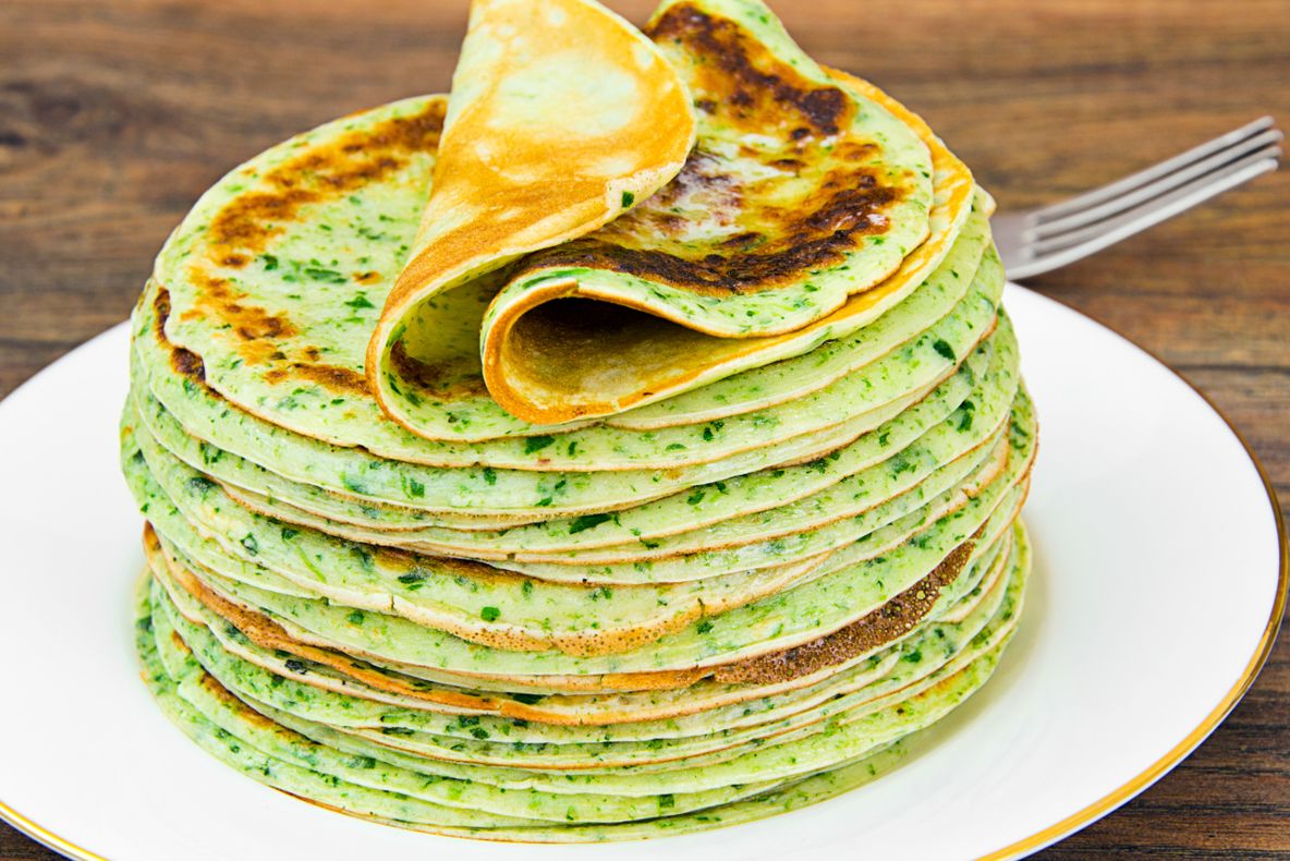 Clătite cu spanac - cum să prepari un delicios aperitiv