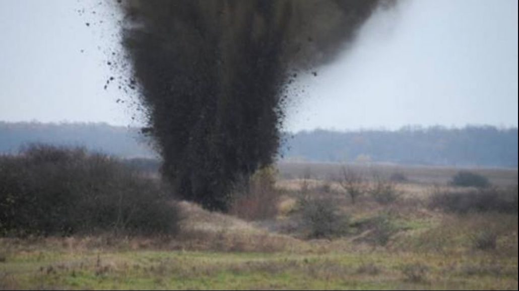 Buum! Distrugeri de muniție, pe Dealul Paiului din Deva