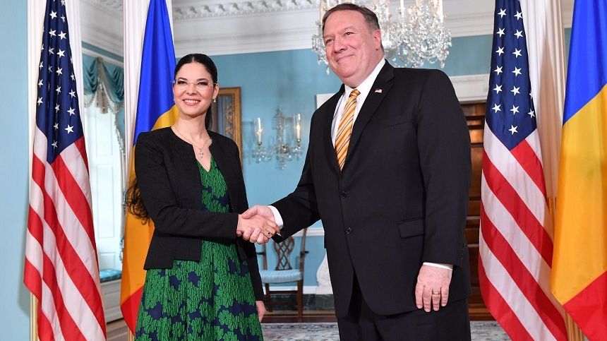 Vicepremierul Ana Birchall s-a întâlnit în SUA cu secretarul de Stat Mike Pompeo