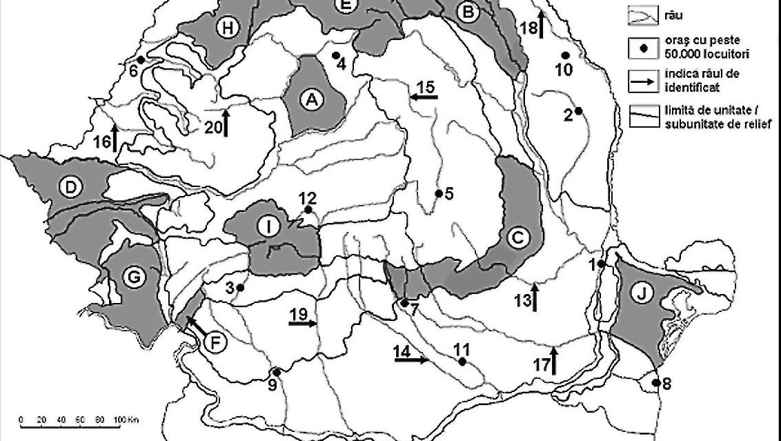 Subiecte Geografie BAC 2018. Elevii au avut de comparat Carpați Meridionali cu Podişul Getic