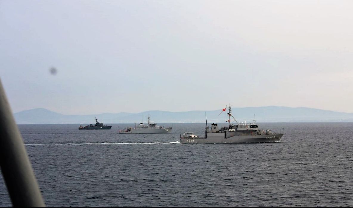 O gruparea navală NATO acostează la țărmul românesc al Mării Negre